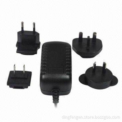 15W EN60950/EN60065/AV/ITE/CEC level V/MEPS V Green Universal AC Power Adapter